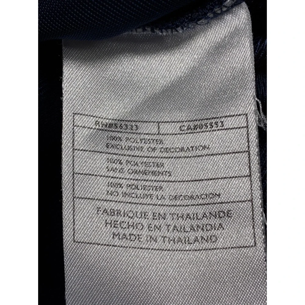 Nike Mens Track‎ Jacket XXL Navy  White Piping Full Zip Athletic Swoosh Logo Y2K
